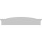 Ekena Millwork Eyebrow Architectural Grade PVC Pediment, 50"W x 10-1/2"H x 2-3/4"P PEDP050X105EYE00 - alternate 3